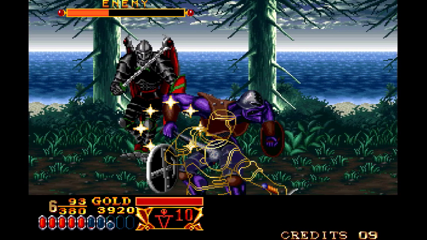 Crossed Swords Gameplay NeoGeo Rom - FRENSH DEMO GAME!! (PC 60FPS 780P)